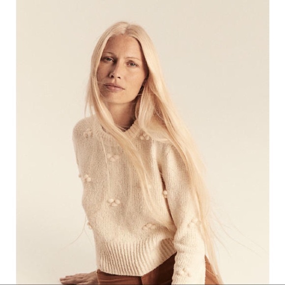 Madewell Sweaters - madewell Dotted Bobble Pullover Sweater